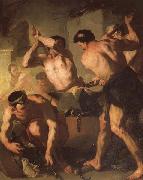 Luca Giordano Vulcan's Forge oil on canvas